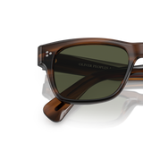 Oliver Peoples Birell Sun with Tuscany Tortoise frame and Green lenses - Variant