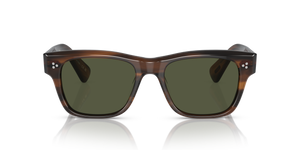 Oliver Peoples Birell Sun with Tuscany Tortoise frame and Green lenses - image 2