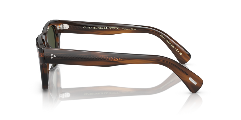 Oliver Peoples Birell Sun with Tuscany Tortoise frame and Green lenses - image 4