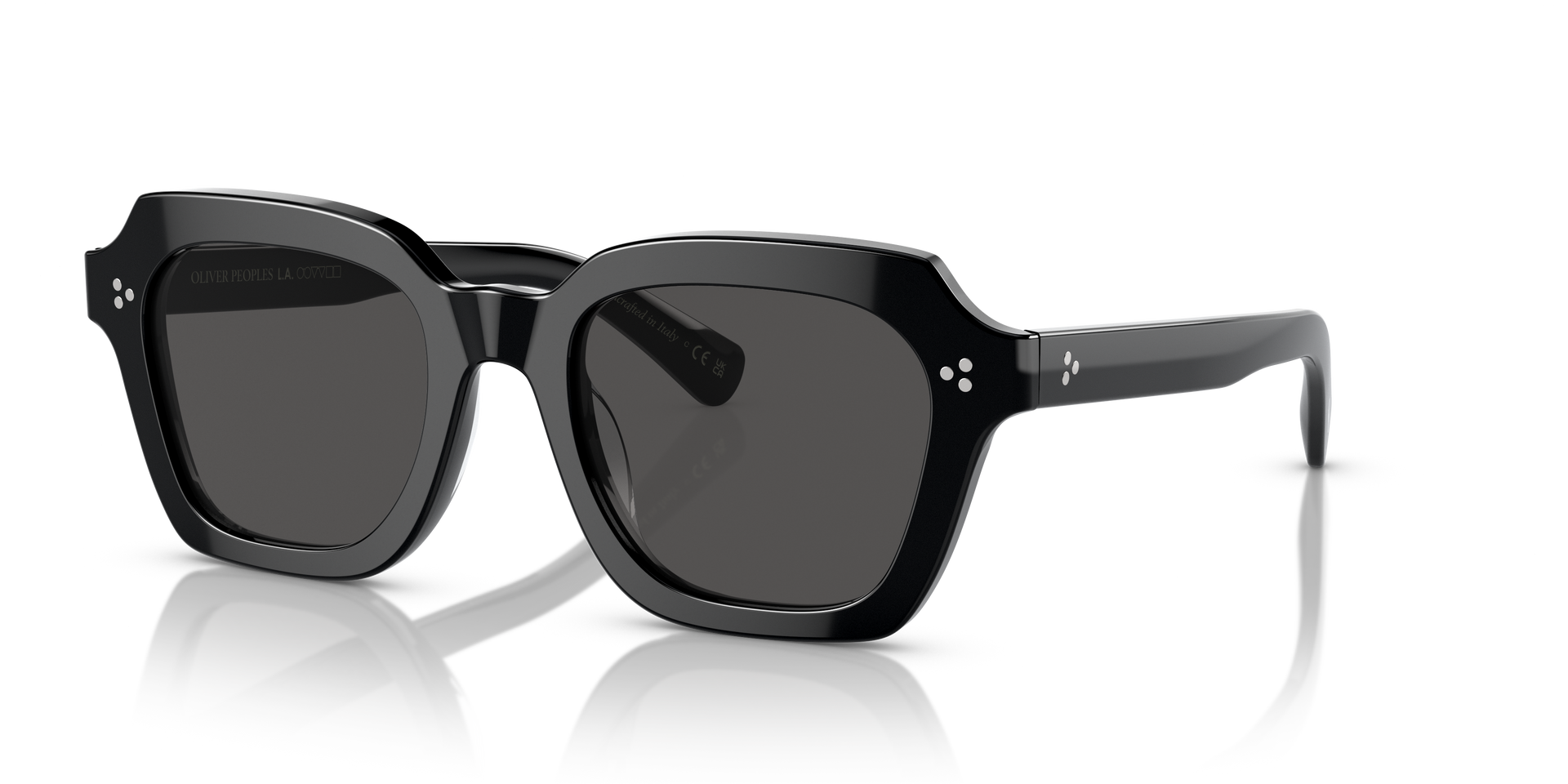 Oliver Peoples Kienna with Black frame and Grey Goldtone lenses