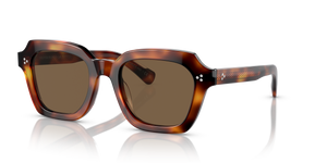 Sie Oliver Peoples Kienna mit Mahagoni dunkel Gestell und Braun Gläsern - bild 1