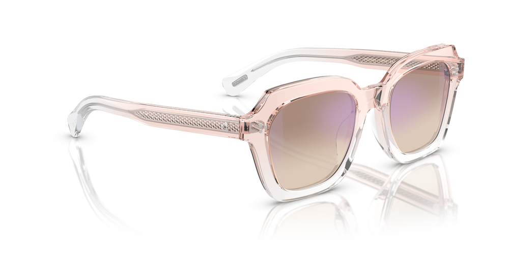 Oliver Peoples Kienna con montatura Seta chiaro/Cristallo sfumato e lenti  Marrone - immagine 3
