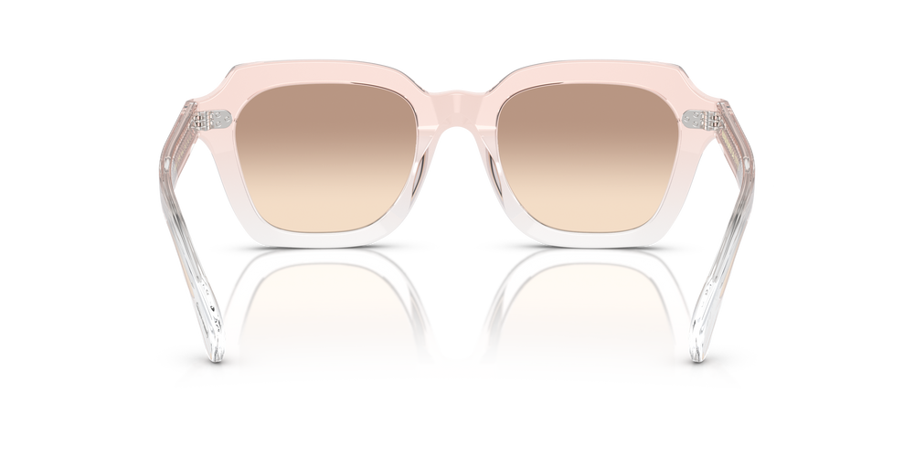 Oliver Peoples Kienna avec une monture Soie claire/cristal dégradé et des verres Brun - L'image 5