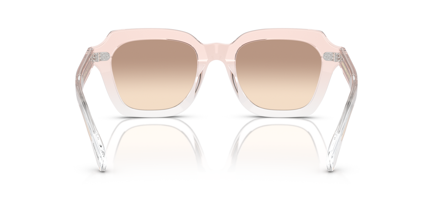 Oliver Peoples Kienna con montatura Seta chiaro/Cristallo sfumato e lenti  Marrone - Immagine Naselli