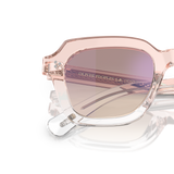 Oliver Peoples Kienna with Light Silk/Crystal Gradient frame and Brown lenses - Variant