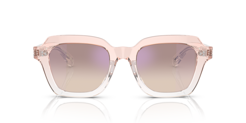 Oliver Peoples Kienna avec une monture Soie claire/cristal dégradé et des verres Brun - L'image 2