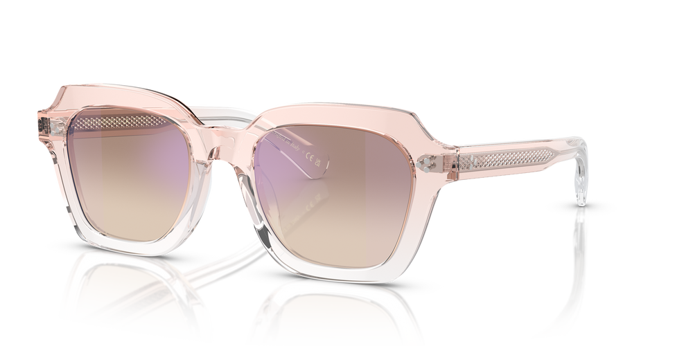 Oliver Peoples Kienna with Light Silk/Crystal Gradient frame and Brown lenses - Image 1