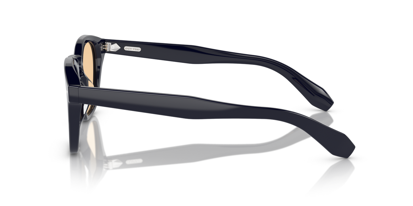 Oliver Peoples N.03 mit Hanada Indigo Gestell - Bild Bügel