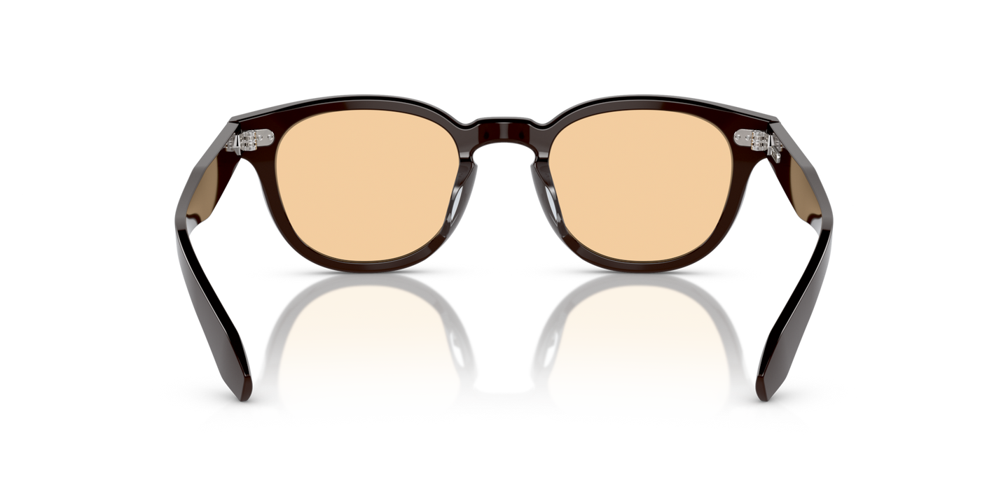 Oliver Peoples N.01 with Kuri Brown frame - Image Nosepads