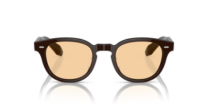 Oliver Peoples N.01 mit Kuri Brown Gestell - Das Bild 2