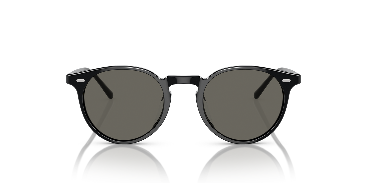 Oliver Peoples N.02 Sun with Black frame and Carbon Grey lenses