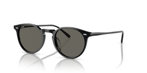 Oliver Peoples N.02 Sun with Black frame and Grey lenses - Image 1