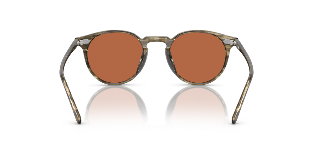 Oliver Peoples N.02 Sun with Soft Olive Bark frame and Orange lenses - image 5