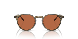 Oliver Peoples N.02 Sun with Soft Olive Bark frame and Orange lenses - image 2