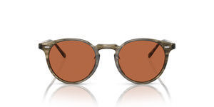 Oliver Peoples N.02 Sun with Soft Olive Bark frame and Orange lenses - image 2