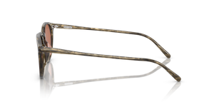 Oliver Peoples N.02 Sun with Soft Olive Bark frame and Orange lenses - Image 4