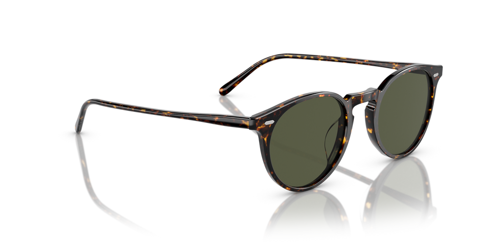 Oliver Peoples N.02 Sun with Atago Tortoise frame and Green lenses - image 3