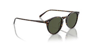 Oliver Peoples N.02 Sun with Atago Tortoise frame and Green lenses - image 3