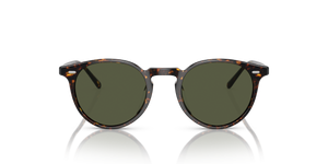 Oliver Peoples N.02 Sun with Atago Tortoise frame and Green lenses - Image 2
