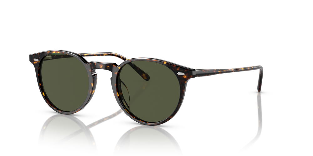 Oliver Peoples N.02 Sun with Atago Tortoise frame and Green lenses - Image 3
