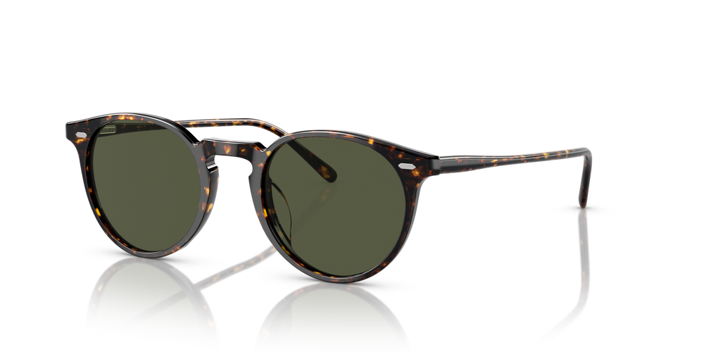 Oliver Peoples N.02 Sun con montatura Tartarugato Atago e lenti  Verde - immagine 3
