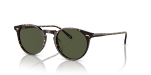 Oliver Peoples N.02 Sun with Atago Tortoise frame and Green lenses - image 1