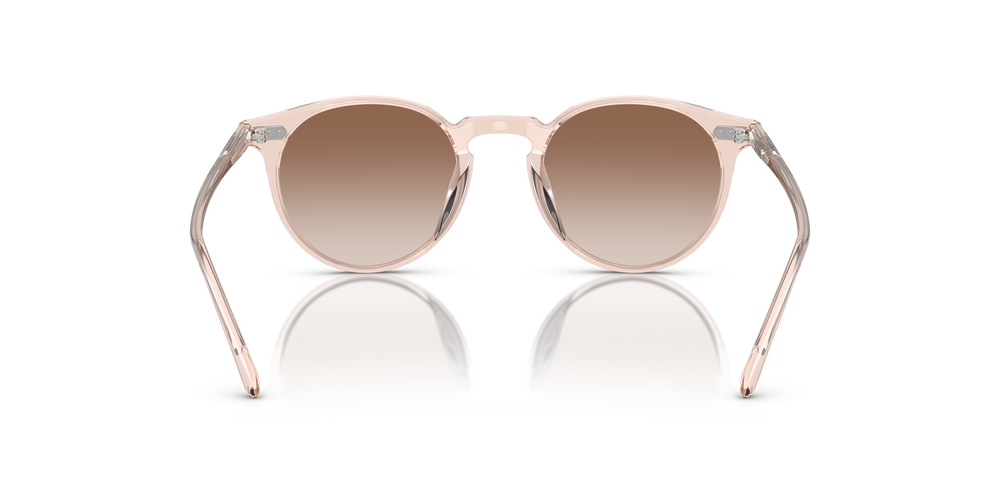 Oliver Peoples N.02 Sun with Cherry Blossom frame and Tuscan Brown