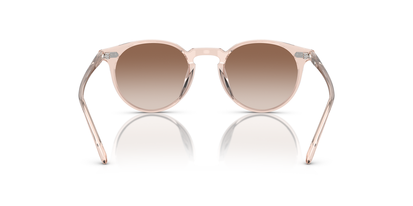 Oliver Peoples N.02 Sun with Cherry Blossom frame and Tuscan Brown