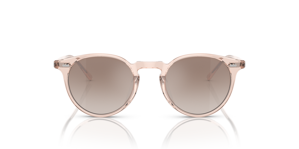 Oliver Peoples N.02 Sun with Cherry Blossom frame and Brown lenses - image 2