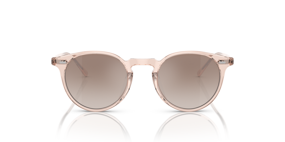 Oliver Peoples N.02 Sun avec une monture Fleur de cerisier et des verres Brun - image 2