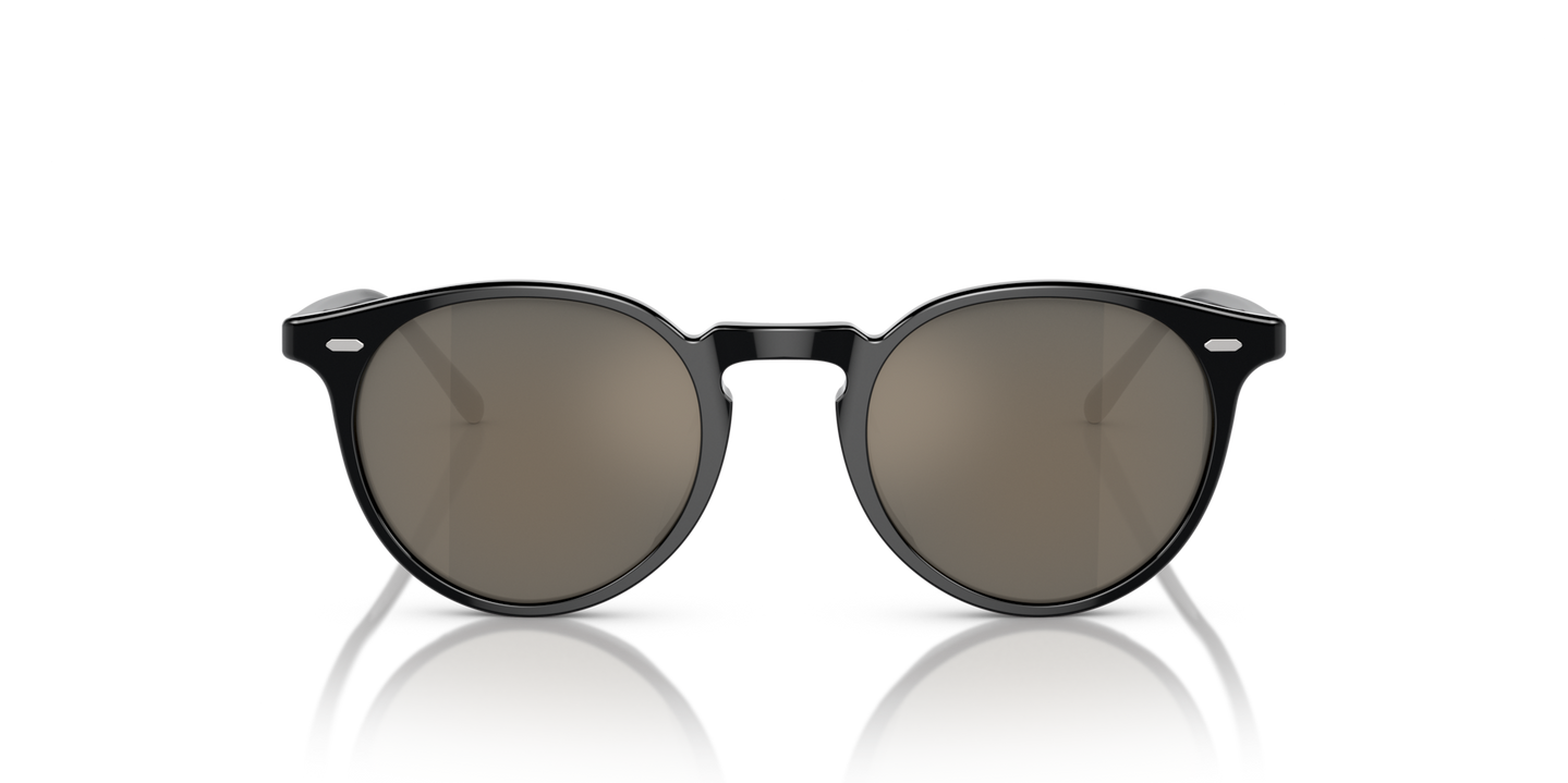 Oliver Peoples N.02 Sun with Kuri Brown frame and Grey lenses - Image Material 