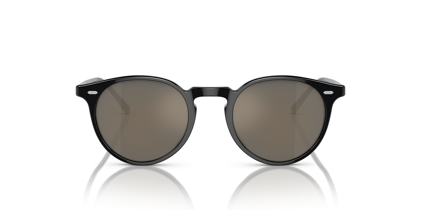 Oliver Peoples N.02 Sun with Kuri Brown frame and Grey lenses - Image Material 