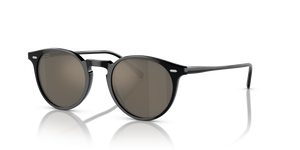 Oliver Peoples N.02 Sun with Kuri Brown frame and Grey lenses - Image 1