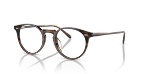 Oliver Peoples N.02 の シードナレッド/トープグラディエント フレーム - 画像 1