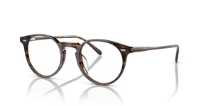 Oliver Peoples N.02 with Sedona Red/Taupe Gradient frame | Oliver