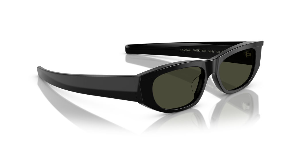 Sie Oliver Peoples Fai II mit Schwarz Gestell und Grün Gläsern - Das Bild 3