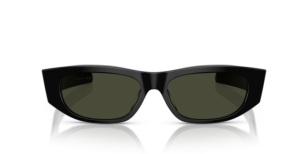 Sie Oliver Peoples Fai II mit Schwarz Gestell und Grün Gläsern - Das Bild 2