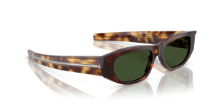 Oliver Peoples Fai II with Dark Mahogany frame and Green lenses - Image 3