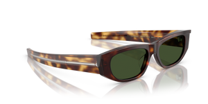 Oliver Peoples Fai II with Dark Mahogany frame and Green lenses - image 3