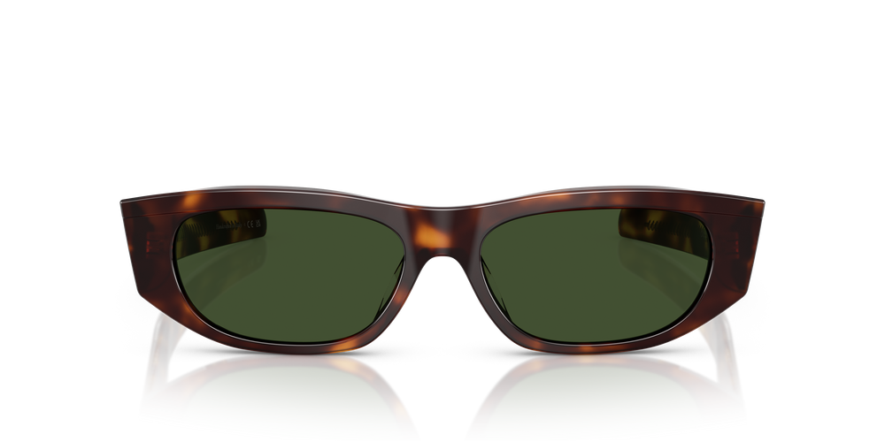 Sie Oliver Peoples Fai II mit Mahagoni dunkel Gestell und Grün Gläsern - Bild 2