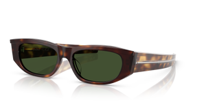 Sie Oliver Peoples Fai II mit Mahagoni dunkel Gestell und Grün Gläsern - Bild 1