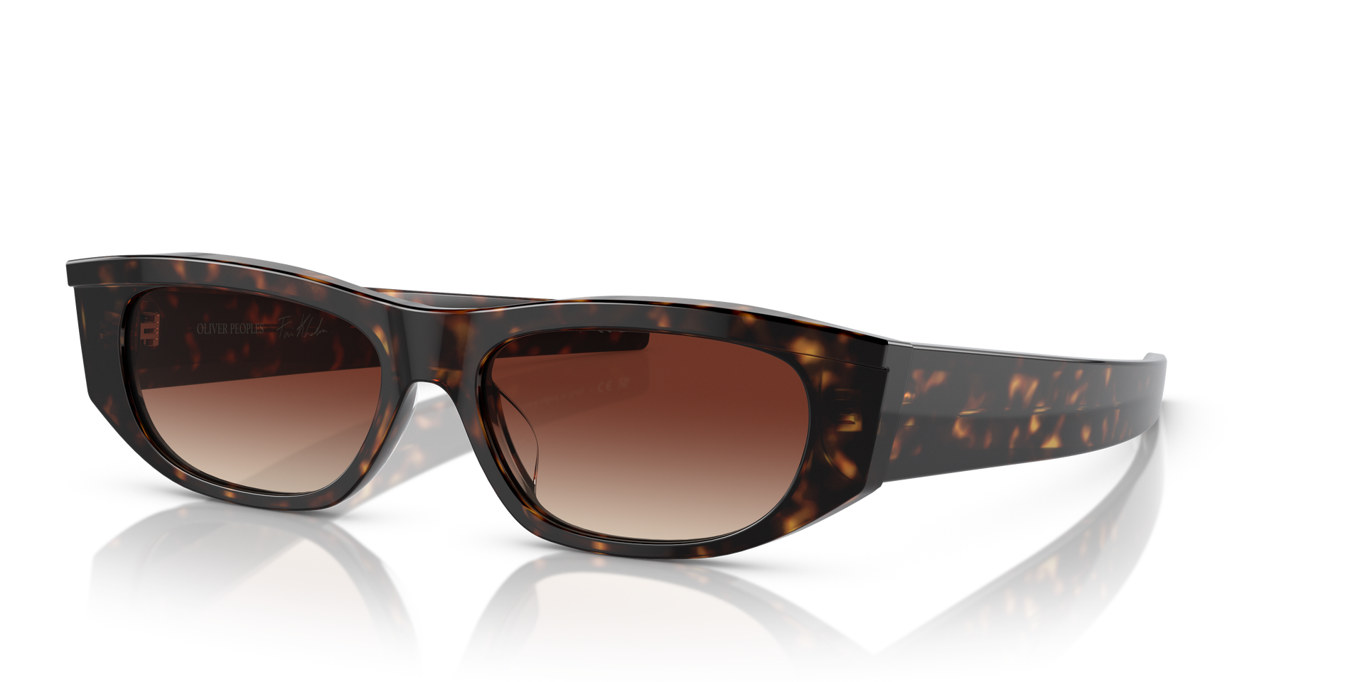 Oliver Peoples Fai II with 362 frame and Spice Brown Gradient
