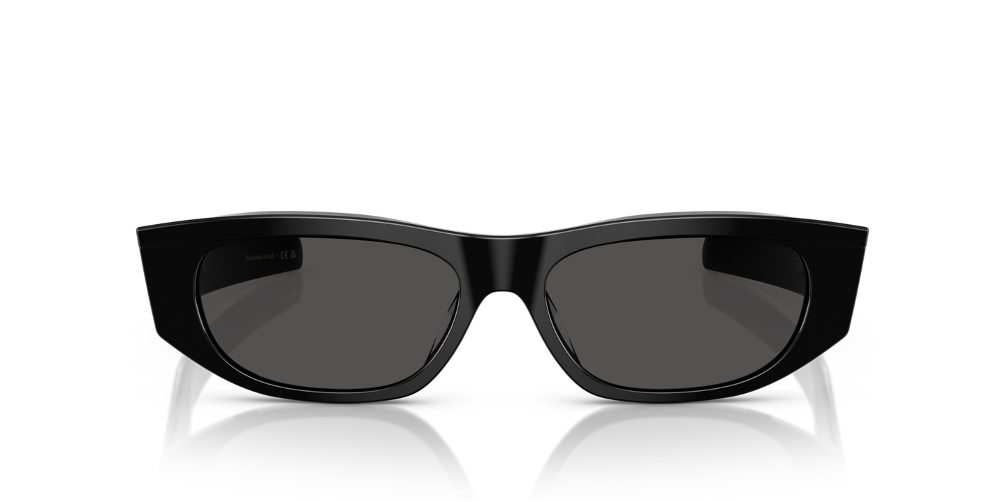 Sie Oliver Peoples Fai II mit Schwarz Gestell und Grau Gläsern - Bild Material
