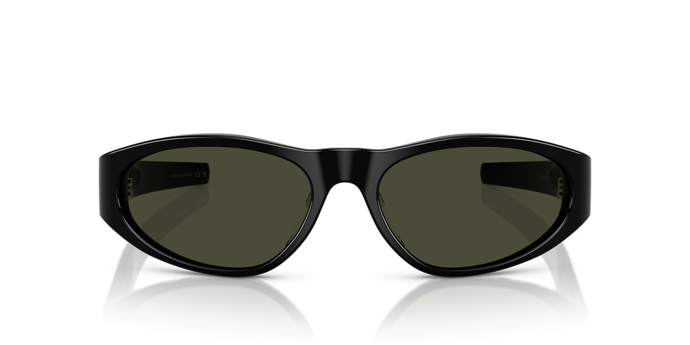 Sie Oliver Peoples Fai III mit Schwarz Gestell und Grün Gläsern - Das Bild 2