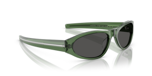 Oliver Peoples Fai III con montatura Verde semitrasparente e lenti  Grigio - immagine 3