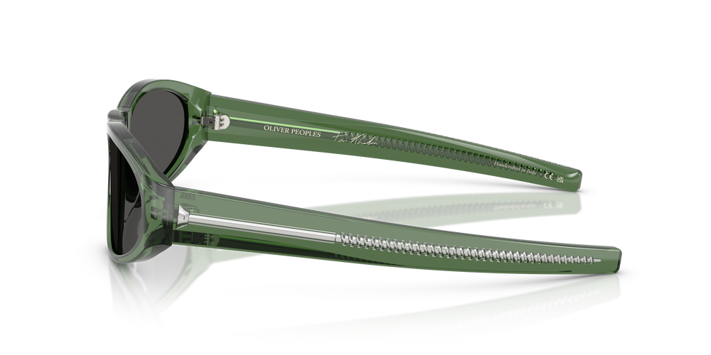 Oliver Peoples Fai III avec une monture Vert translucide et des verres Gris - L'image 4