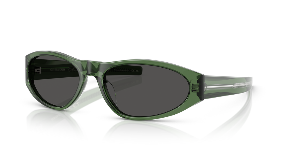 Oliver Peoples Fai III con montatura Verde semitrasparente e lenti  Grigio - L'immagine 6