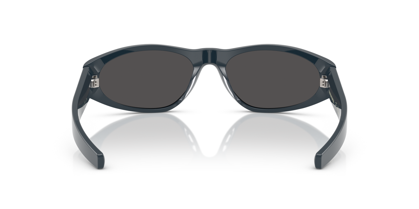 Oliver Peoples Fai III with Slate Blue frame and Grey lenses - Image Nosepads