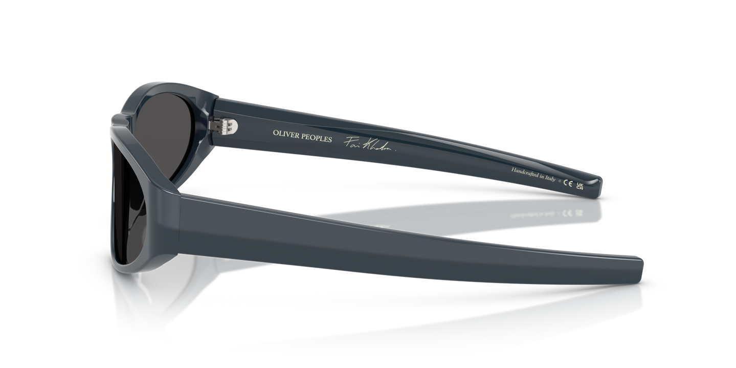 Oliver Peoples Fai III with Slate Blue frame and Grey lenses - Image Hinge