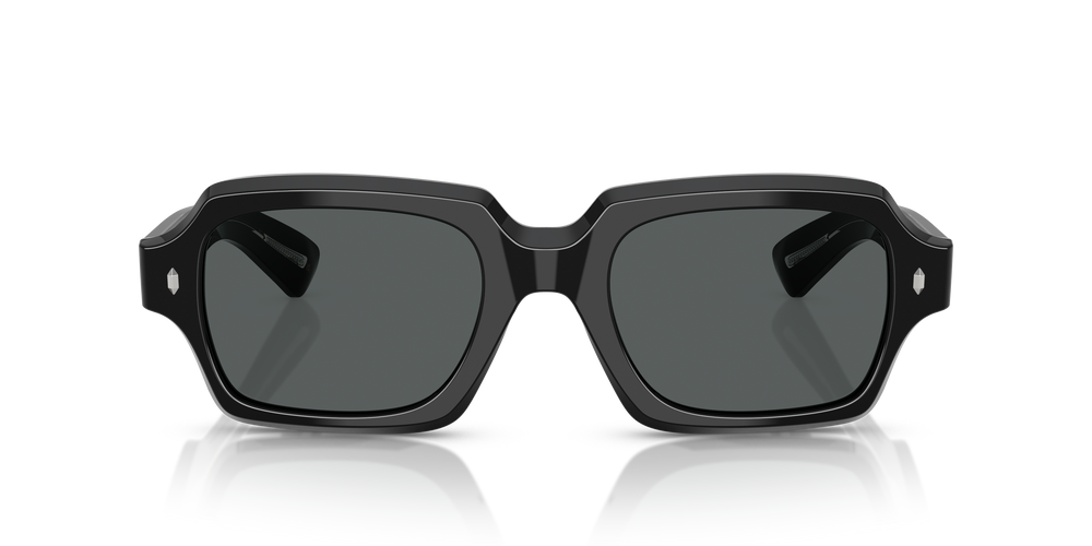 Oliver Peoples Devaney 18k con montatura Nero e lenti  Grigio - L'immagine 2